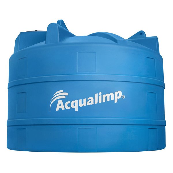 Tanque de Polietileno 5.000L Azul 1,38m Acqualimp