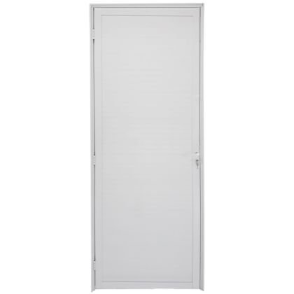 Porta Lambri Fechadura Alumínio Direita 210x70x4,8cm Malta