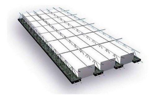 Laje H12 viga de 3,5 m com Isopor Preço por M²