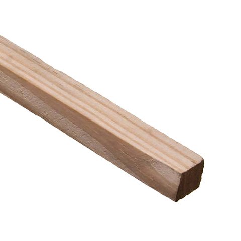 Quadrado de Madeira Pinus Aplainada Natural 4x4x250cm Schneider