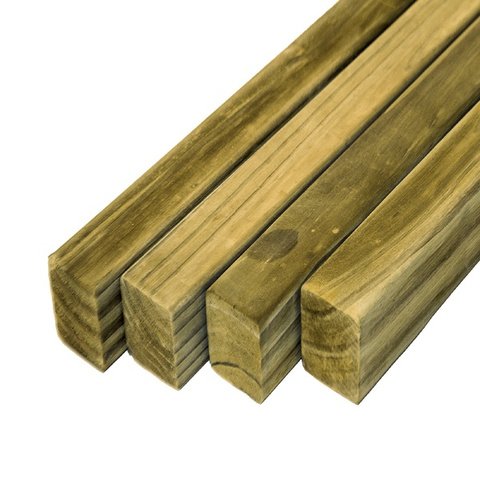 Caibro Pinus Autoclavado Aparelhado 4,5cmx5cmx3m Madvei