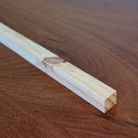 Quadrado de Madeira Pinus Natural 1,9x1,9x220cm Madeiras Lega