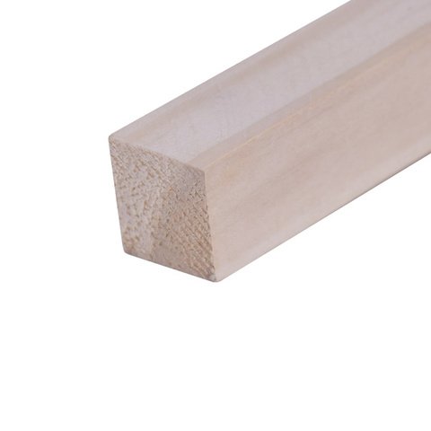 Quadrado de Madeira Pinus Aparelhado Natural 2,1x2,1x200cm Madvei