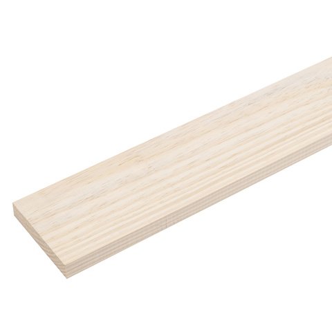 Ripa de Madeira Pinus Aplainada Natural 5x1,8x250cm Schneider