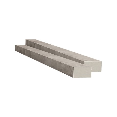 Ripa de Poliestireno Oxi Ouro Rose com 2 peças 3x1,6x280cm Santa Luzia