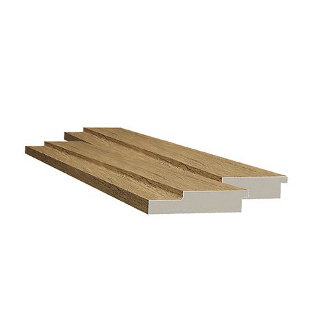 Ripa de Poliestireno Cumaru com 2 peças 7,5x1,6x280cm Santa Luzia