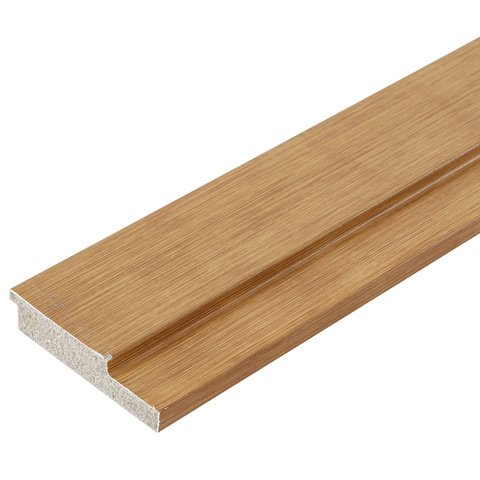 Ripa de Poliestireno Curupixá com 2 peças 7,5x1,6x280cm Santa Luzia
