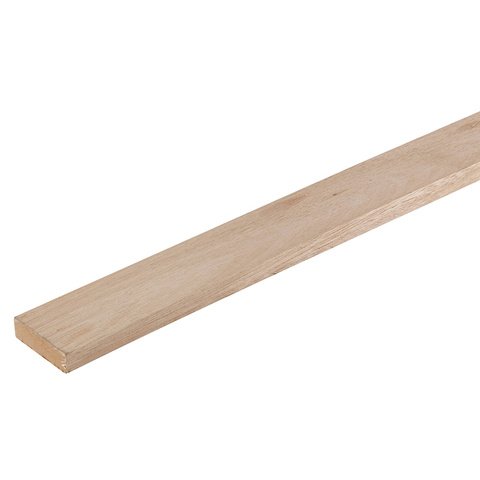 Sarrafo de Madeira Eucalipto Aplainada Natural 7x2x220cm Massol