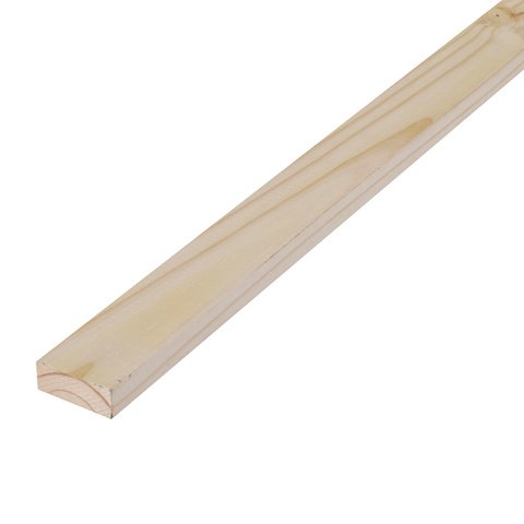 Sarrafo de Madeira Pinus Aplainada Natural 5x2x100cm Massol