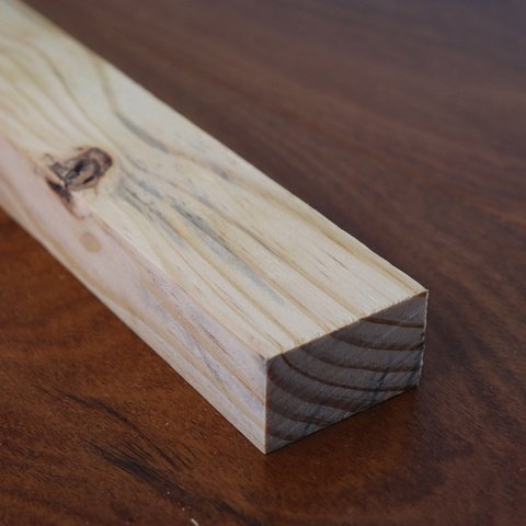 Sarrafo de Madeira Pinus Natural 5x3x220cm Madeiras Lega