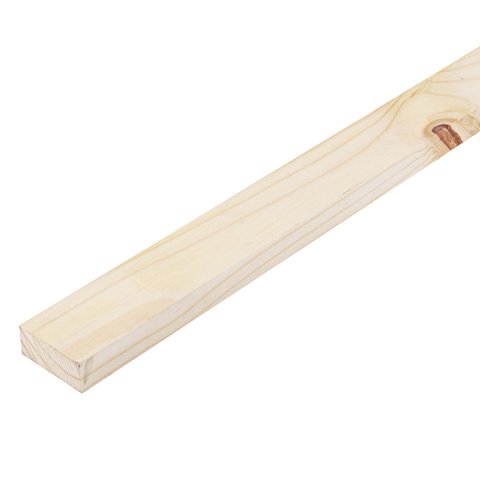 Sarrafo de Madeira Pinus Natural 7x3x220cm Massol